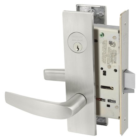 SARGENT Grade 1 Classroom Mortise Lock, B - Lever, LW1 - Escutcheon, Field Reversible, Conventional Cylinder 8237 LW1B 32D